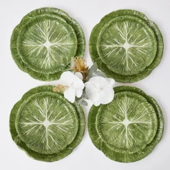 Alpine Lettuce Starter Plate (Set Of 4)|Mrs. Alice Outlet