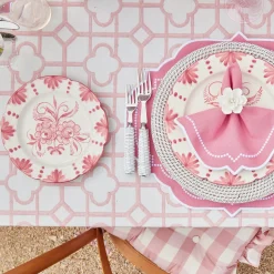 Amelie Pink Placemats (Set Of 4)|Mrs. Alice Clearance
