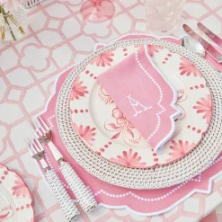 Amelie Pink Placemats (Set Of 4)|Mrs. Alice Clearance