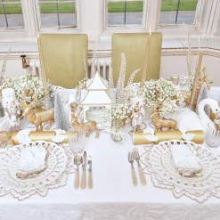 Applique White Tablecloth|Mrs. Alice Sale