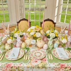 Assorted White Linen Rabbit Napkins (Set Of 4)|Mrs. Alice