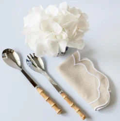 Bamboo Salad Servers|Mrs. Alice New