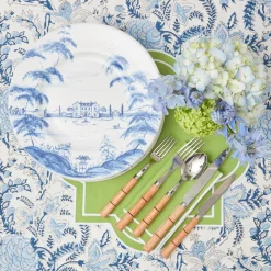 Beatrice Blue Tablecloth|Mrs. Alice Clearance