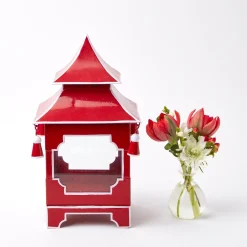 Berry Red Pagoda Lantern|Mrs. Alice Sale