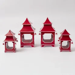 Berry Red Pagoda Lantern|Mrs. Alice Sale
