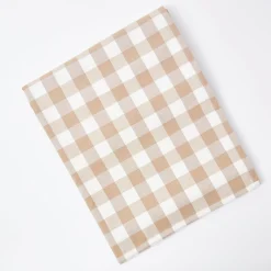 Biscuit Gingham Tablecloth|Mrs. Alice Hot
