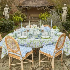 Blue & Green Camille Candle Holder (Pair)|Mrs. Alice New