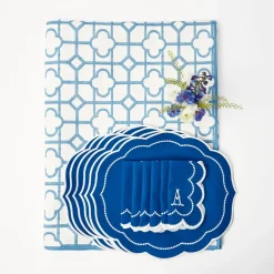 Blue Bamboo & Gabrielle Linen Set|Mrs. Alice Outlet