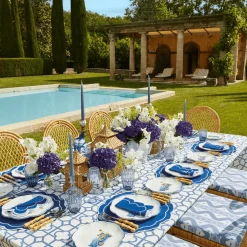 Blue Bamboo Tablecloth|Mrs. Alice Best