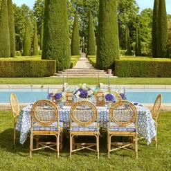 Blue Bamboo Tablecloth|Mrs. Alice Best