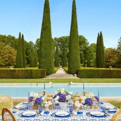 Blue Bamboo Tablecloth|Mrs. Alice Best