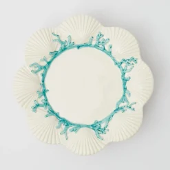 Blue Coral Dinner Plate|Mrs. Alice New