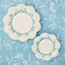 Blue Coral Starter Plates (Set Of 4)|Mrs. Alice Outlet