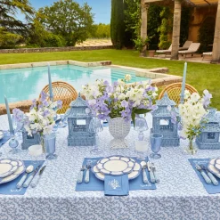 Blue Coral Tablecloth|Mrs. Alice Sale