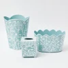 Blue Floral Toleware Set|Mrs. Alice Online