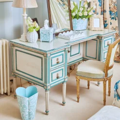 Blue Floral Toleware Set|Mrs. Alice Online