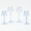 Blue Glass Lantern Tea Light Holder Set|Mrs. Alice Outlet