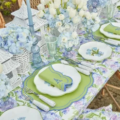 Blue Hydrangea Tablecloth|Mrs. Alice Discount