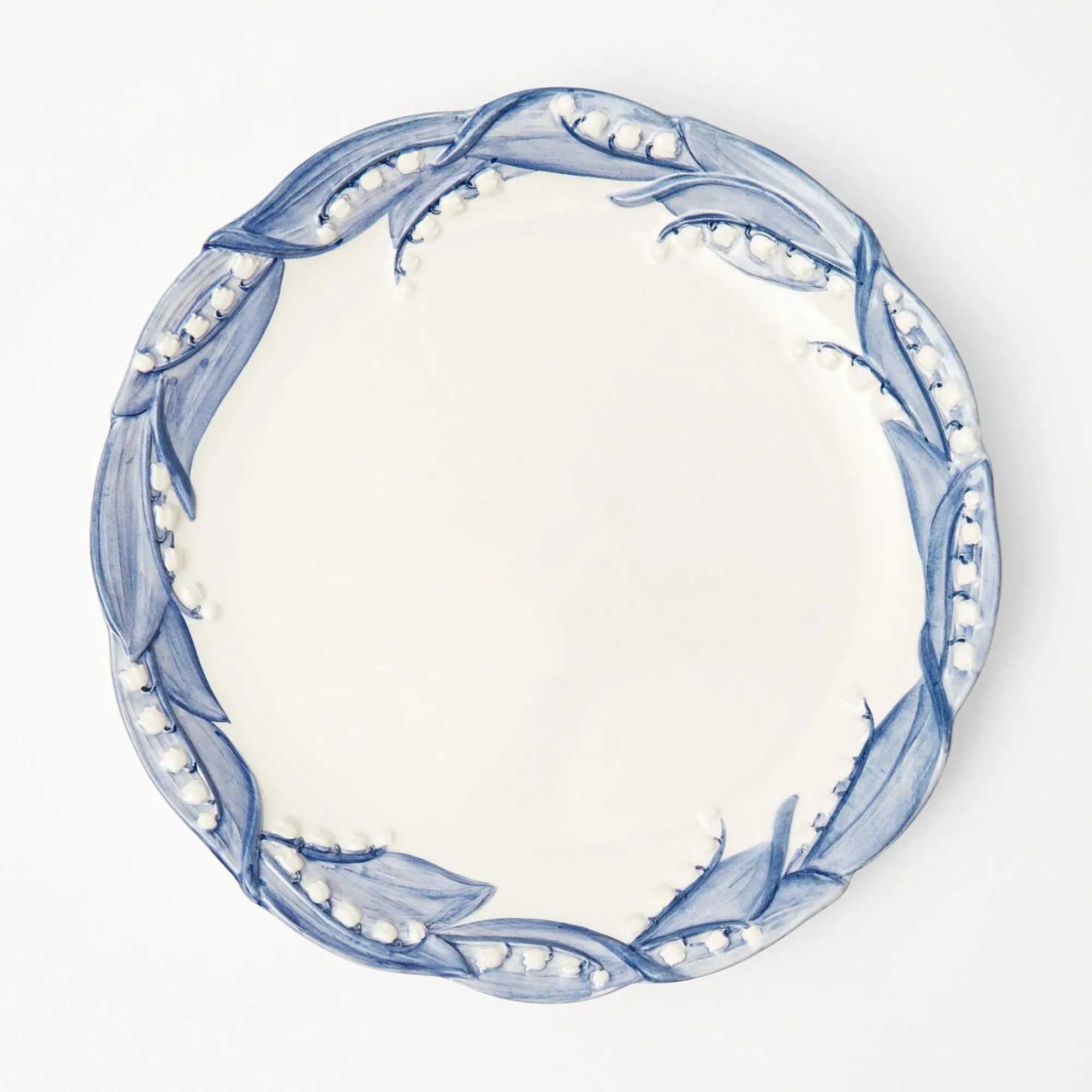 Blue Lily Of The Valley Dinner Plate|Mrs. Alice Sale