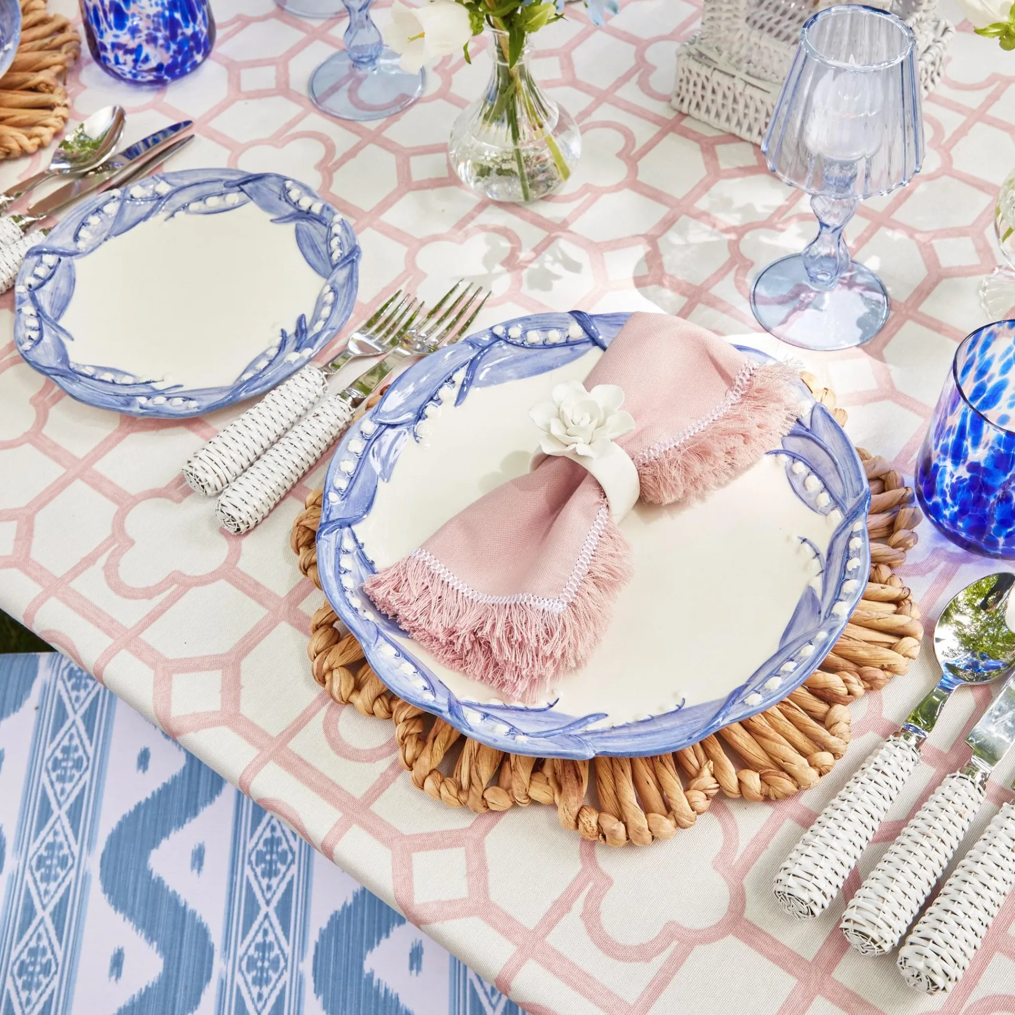 Blue Lily Of The Valley Dinner Plate|Mrs. Alice Sale