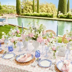 Blue Lily Of The Valley Starter Plates (Set Of 4)|Mrs. Alice New