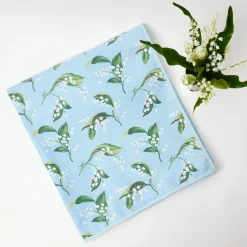 Blue Lily Of The Valley Tablecloth|Mrs. Alice Discount