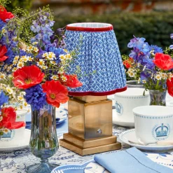 Blue Lotus Lampshade|Mrs. Alice Hot