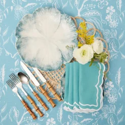 Blue Matilde Dinner Plates (Set Of 4)|Mrs. Alice Best