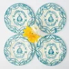 Blue Melograno Dinner & Starter Plates (Set Of 8)|Mrs. Alice Discount
