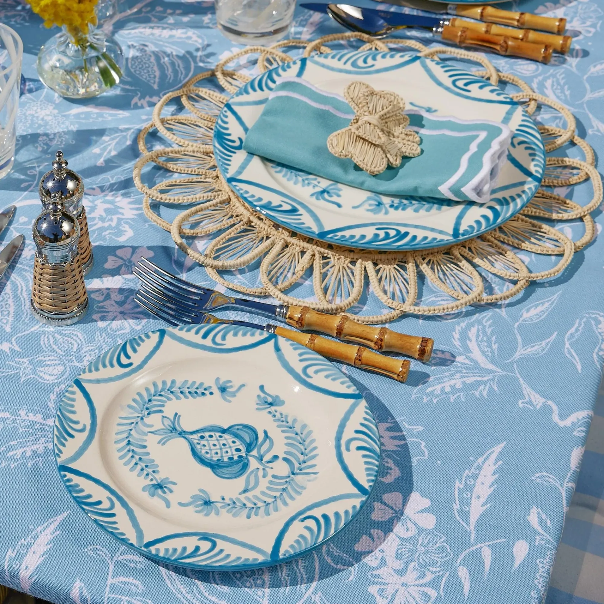 Blue Melograno Dinner Plate|Mrs. Alice Hot