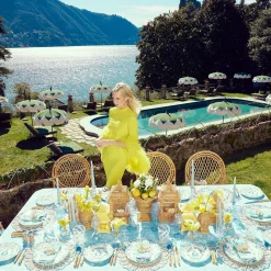 Blue Melograno Tablecloth|Mrs. Alice Sale