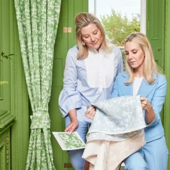 Blue Pagoda Garden Fabric|Mrs. Alice New