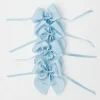 Blue Saddle Stitch Napkin Bows (Set Of 4)|Mrs. Alice Discount