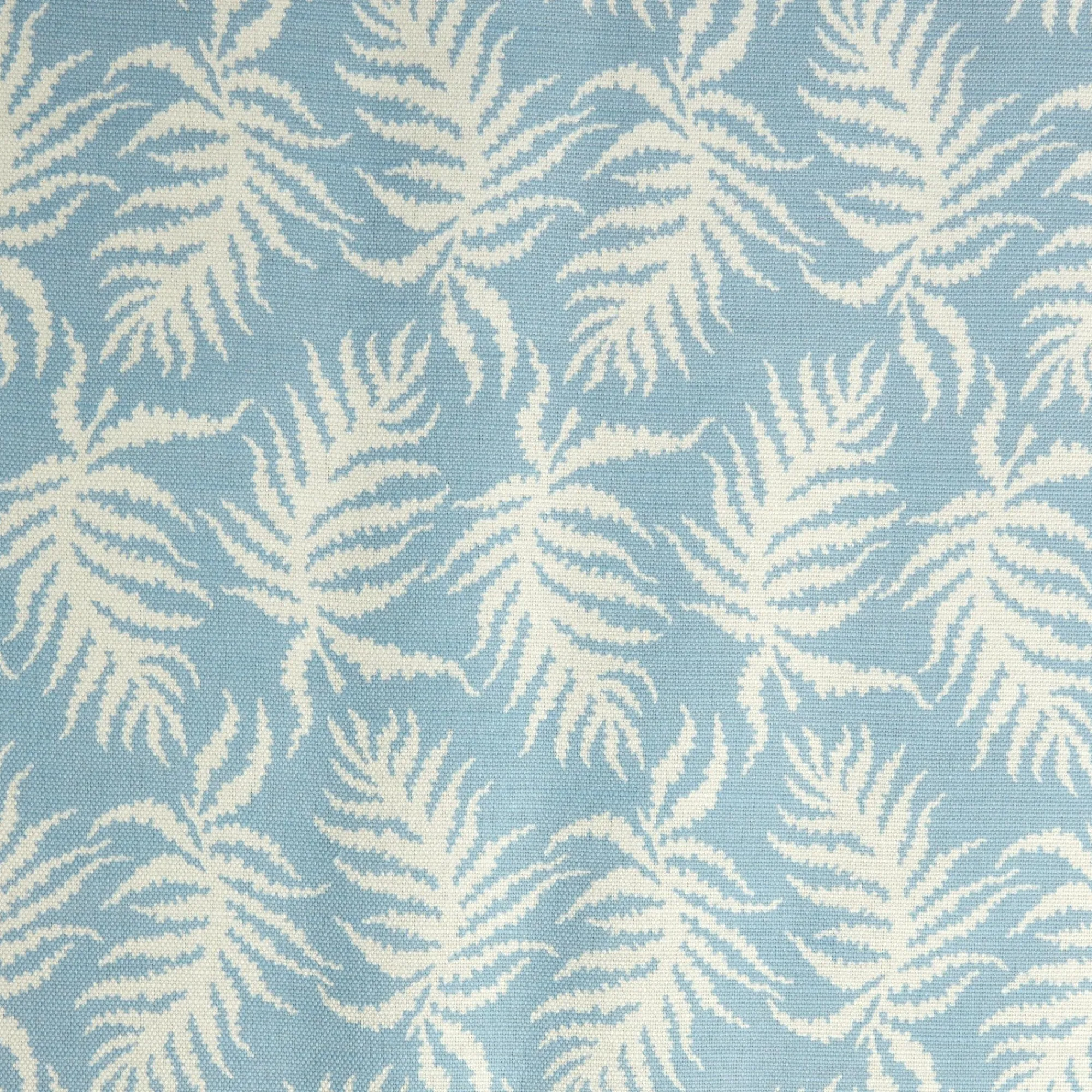 Blue Trailing Ferns Fabric|Mrs. Alice