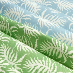 Blue Trailing Ferns Fabric|Mrs. Alice