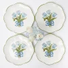 Blue Tulip Dinner Plates (Set Of 4)|Mrs. Alice Best
