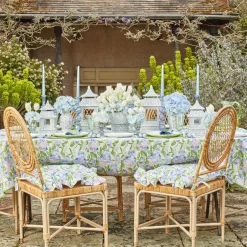 Blue Tulip Dinner Plates (Set Of 4)|Mrs. Alice Discount