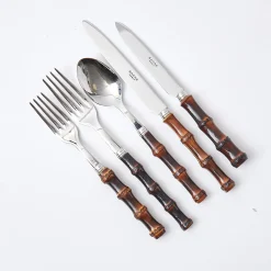 Burnt Bamboo Cutlery (5 Piece)|Mrs. Alice Outlet
