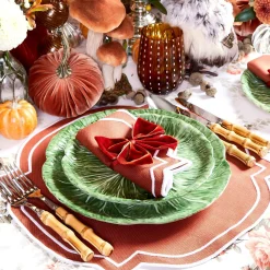 Burnt Orange Napkin Bows (Set Of 4)|Mrs. Alice Discount