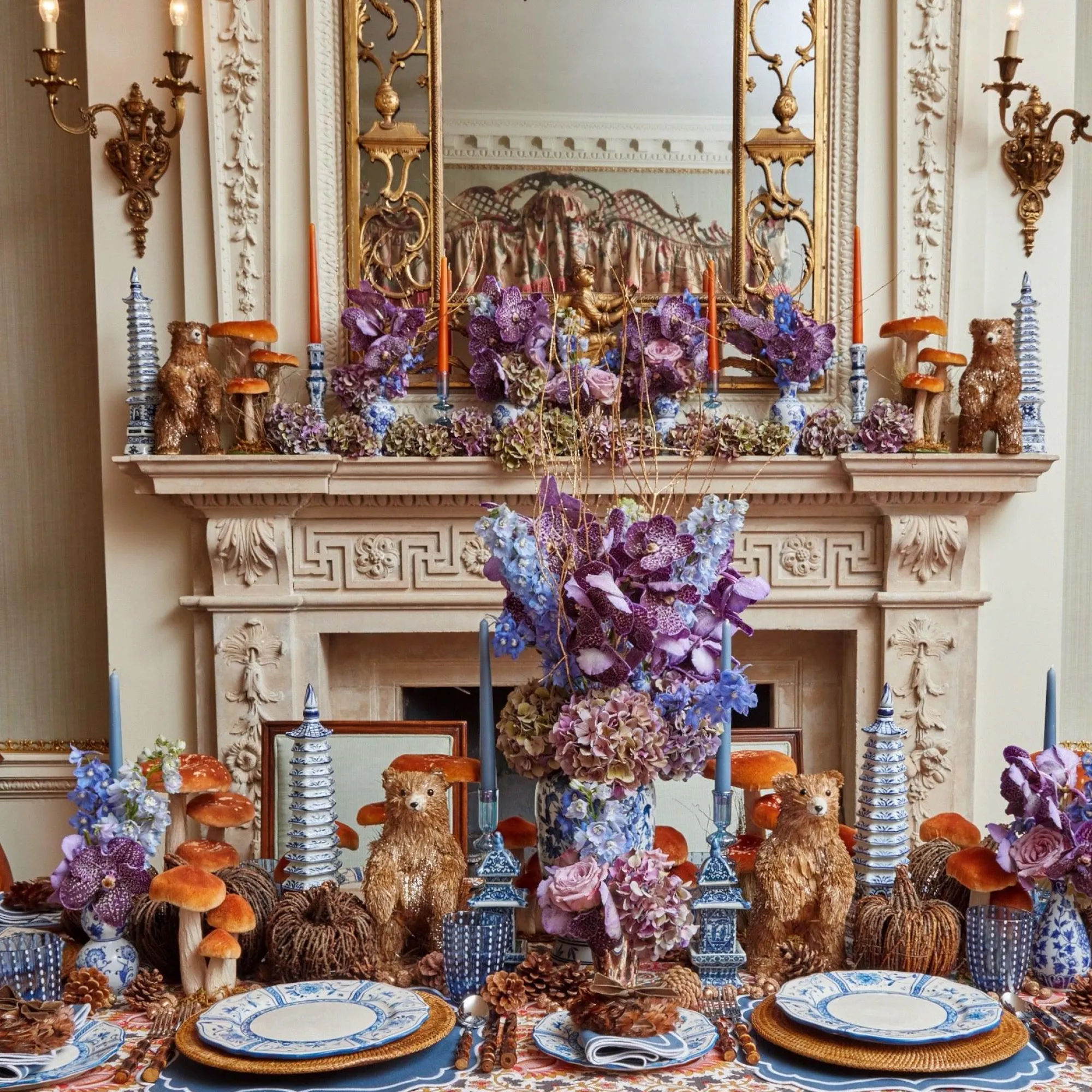 Cadiz Hand Painted Dinner Plates (Set Of 4)|Mrs. Alice Sale