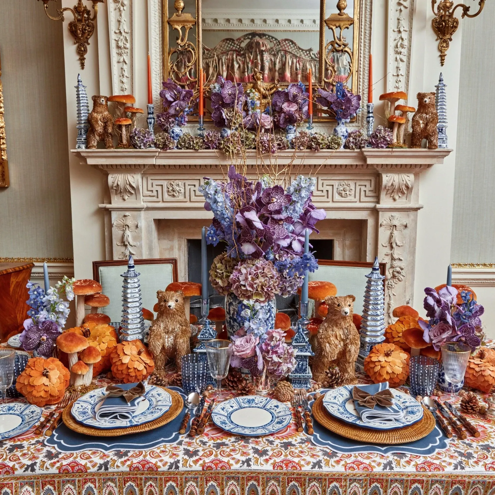 Cadiz Hand Painted Dinner Plates (Set Of 4)|Mrs. Alice Sale