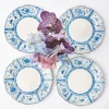 Cadiz Hand Painted Starter Plates (Set Of 4)|Mrs. Alice Clearance