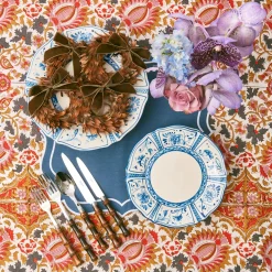 Cadiz Hand Painted Starter Plates (Set Of 4)|Mrs. Alice Clearance