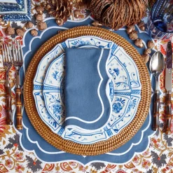 Cadiz Hand Painted Starter Plates (Set Of 4)|Mrs. Alice Clearance