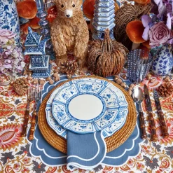 Cadiz Hand Painted Starter Plates (Set Of 4)|Mrs. Alice Clearance