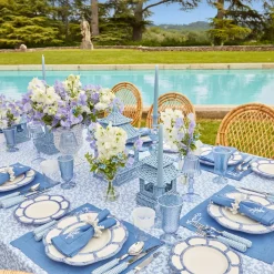 Camille Azure Candle Set (Blue)|Mrs. Alice Outlet