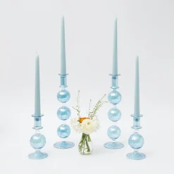 Camille Azure Candle Set (Blue)|Mrs. Alice Discount