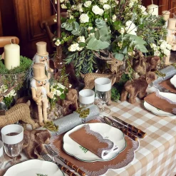 Camille Chestnut Candle Holders (Pair)|Mrs. Alice Discount