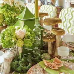 Camille Olive Candle Holder (Pair)|Mrs. Alice Best