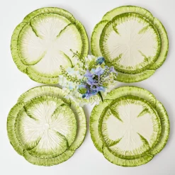 Capri Lettuce Dinner & Starter Plate (Set Of 8)|Mrs. Alice Outlet